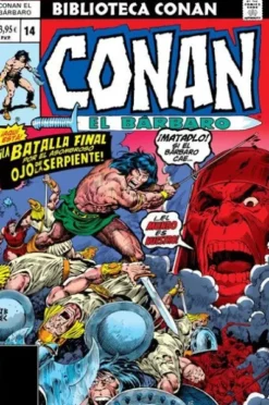 BIBLIOTECA MARVEL: CONAN EL BARBARO Nº14 (1977-78 / 76-82 USA) [RUSTICA]