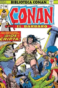 BIBLIOTECA MARVEL: CONAN EL BARBARO Nº10 (1975 / 52-57 USA) [RUSTICA]