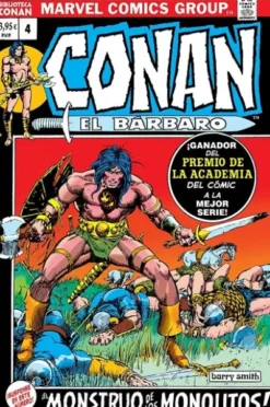 BIBLIOTECA MARVEL: CONAN EL BARBARO Nº04 (1972 / 16-22 USA) [RUSTICA]