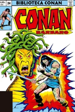 BIBLIOTECA MARVEL: CONAN EL BARBARO Nº24 (1983 / 139-144 USA) [RUSTICA]