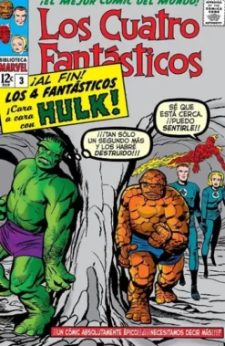 BIBLIOTECA MARVEL: LOS 4 FANTASTICOS Nº03 (1963 / 12-17 USA) [RUSTICA]