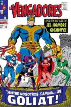BIBLIOTECA MARVEL: LOS VENGADORES VOL.05 (1966 / 25-30 USA) [RUSTICA]