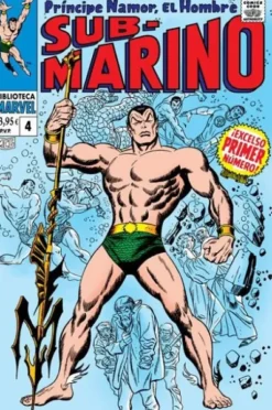BIBLIOTECA MARVEL: NAMOR EL HOMBRE SUBMARINO Nº04 (1967-68 / 98-101 USA) [RUSTICA]