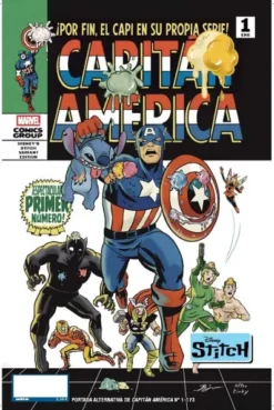 CAPITAN AMERICA Nº173 / Nº01 (PORTADA ALTERNATIVA DISNEY STITCH) [GRAPA]