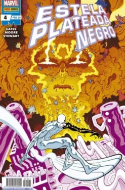 ESTELA PLATEADA: NEGRO Nº04 [GRAPA]