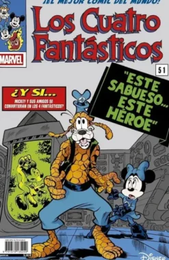 4 FANTASTICOS Nº185 / Nº03 (PORTADA ALTERNATIVA DISNEY) [GRAPA]