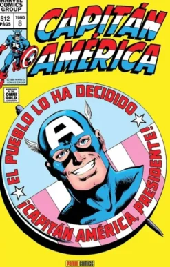 MARVEL GOLD: CAPITAN AMERICA VOL.08, EL CAPI, PRESIDENTE (247-266 USA) [CARTONE]