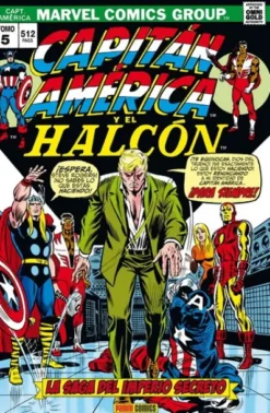 MARVEL GOLD: CAPITAN AMERICA Y EL HALCON VOL.05, LA SAGA DEL IMPERIO SECRETO (169-192 USA) [CARTONE]