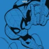 MARVEL MUST-HAVE: SPIDERMAN, AZUL [CARTONE]