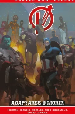 MARVEL NOW! DELUXE: LOS VENGADORES DE JONATHAN HICKMAN VOL.05, ADAPTARSE O MORIR [CARTONE]