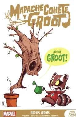 MARVEL YOUNG ADULTS: MAPACHE COHETE Y GROOT Nº01 BROTES VERDES [RUSTICA]